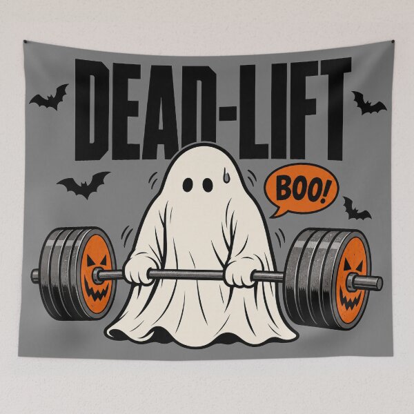 Item preview, Dead-Lift Boo Halloween Fitness Design designed and sold by MOCH- ART.