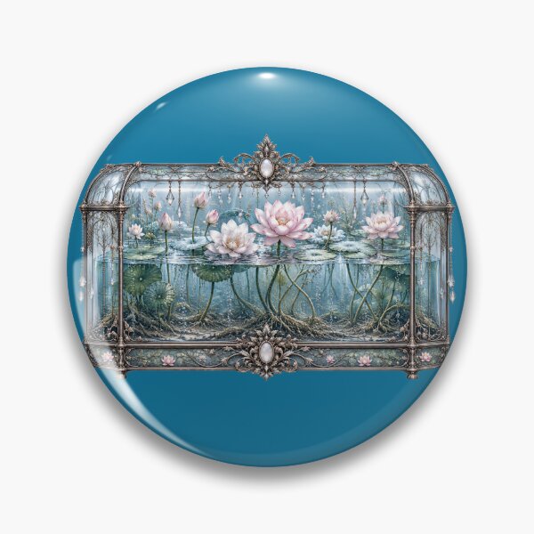 Item preview, Lotus Water Cabinet – Enchanted Underwater Botanical Garden designed and sold by sunbowjp stadio.