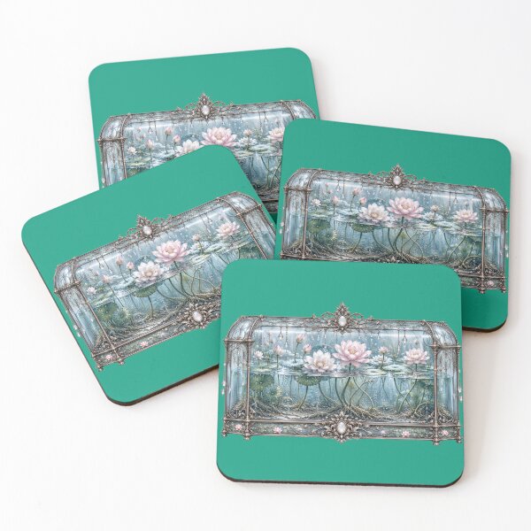 Item preview, Lotus Water Cabinet – Enchanted Underwater Botanical Garden designed and sold by sunbowjp stadio.