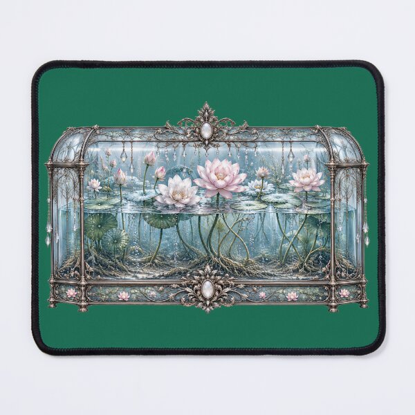 Item preview, Lotus Water Cabinet – Enchanted Underwater Botanical Garden designed and sold by sunbowjp stadio.