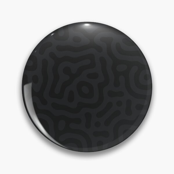 Item preview, Dark Charcoal Gray Organic Turing Pattern designed and sold by GraymanGraphic.