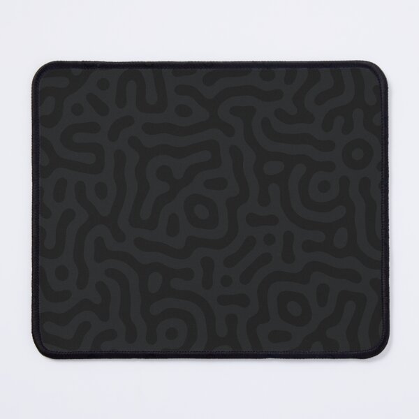 Item preview, Dark Charcoal Gray Organic Turing Pattern designed and sold by GraymanGraphic.