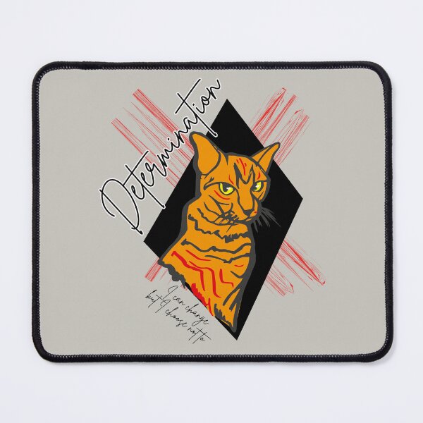 Item preview, Determination Only pen cat sketch with colors designed and sold by Konopikyu.