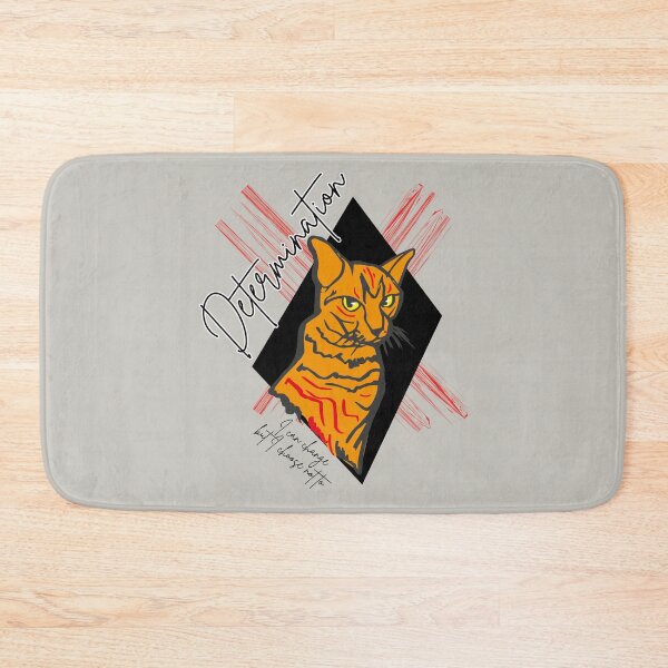 Item preview, Determination Only pen cat sketch with colors designed and sold by Konopikyu.