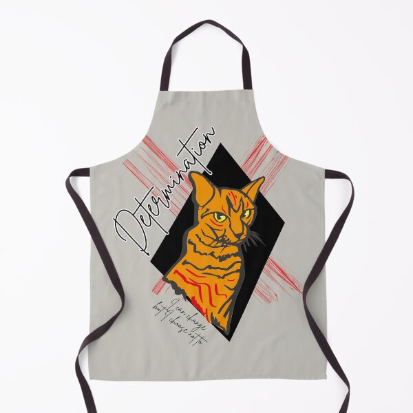 Item preview, Determination Only pen cat sketch with colors designed and sold by Konopikyu.