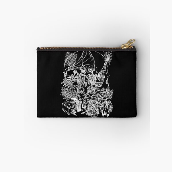 Item preview, Danse Macabre - Gothic Dancing Skeletons Gramophone Champagne Graphic Art designed and sold by FreiherrPK.