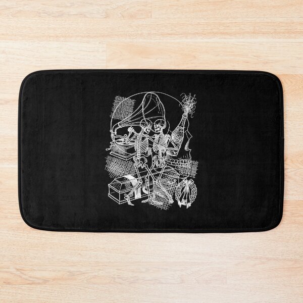 Item preview, Danse Macabre - Gothic Dancing Skeletons Gramophone Champagne Graphic Art designed and sold by FreiherrPK.