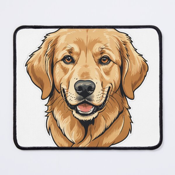 Item preview, Golden Retriever Face Portrait Ukiyo-e Woodblock Style – Golden retriever mom gift designed and sold by michallechowicz.