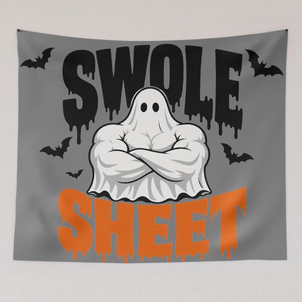 Item preview, Swole Sheet Halloween Fitness Design designed and sold by MOCH- ART.