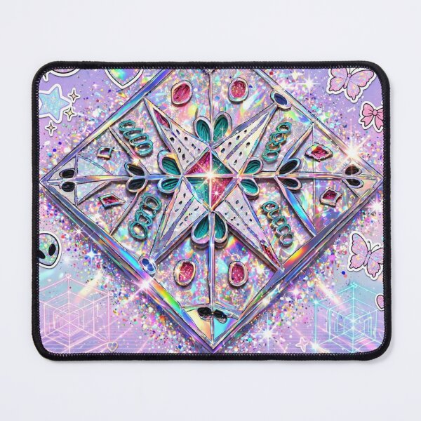Item preview, Glittery Holographic 6D Hyper Mandala Vibes designed and sold by ChinzorigBAY.