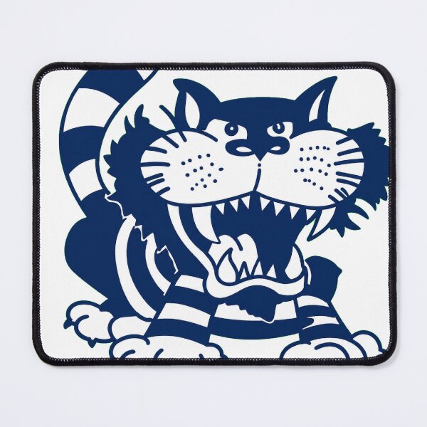 Item preview, Mighty Cats Retro Logo Drawing designed and sold by Luke Foran Sports Art.