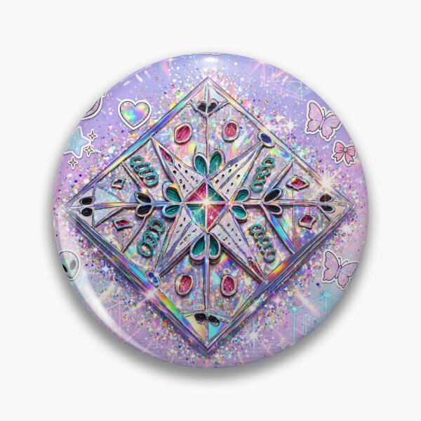 Item preview, Glittery Holographic 6D Hyper Mandala Vibes designed and sold by ChinzorigBAY.