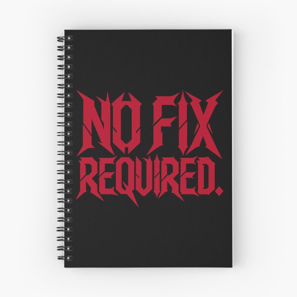 Item preview, No Fix Required – Crimson Tech-Gothic Sharp Typography designed and sold by Anyshca.