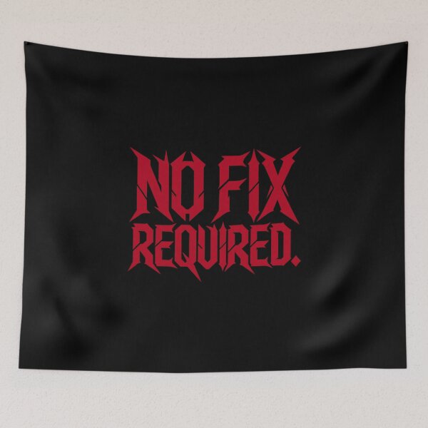 Item preview, No Fix Required – Crimson Tech-Gothic Sharp Typography designed and sold by Anyshca.