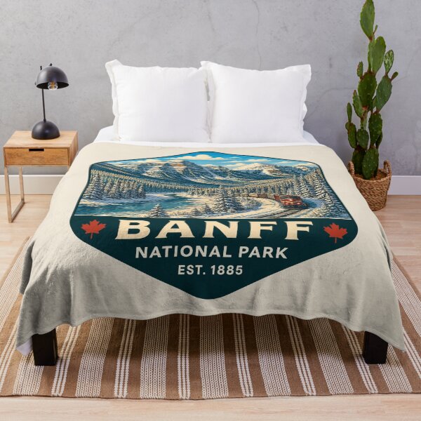 Artikelvorschau, Retro-Design im Banff-Nationalpark entworfen und verkauft von Gideon Emmerich.
