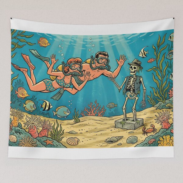 Item preview, Diving for love designed and sold by Rust & Soul.