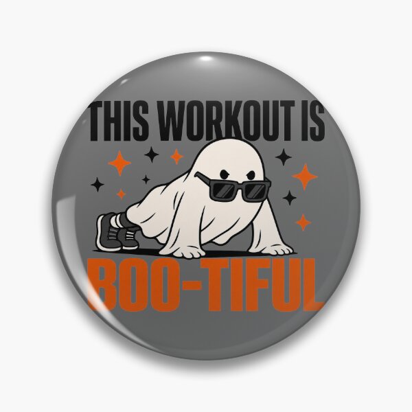 Item preview, This Workout Is Boo-Tiful Halloween Fitness Design designed and sold by MOCH- ART.