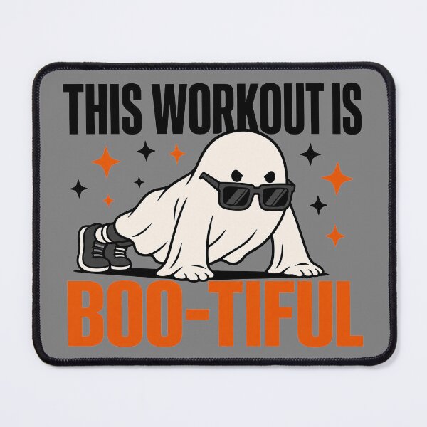 Item preview, This Workout Is Boo-Tiful Halloween Fitness Design designed and sold by MOCH- ART.