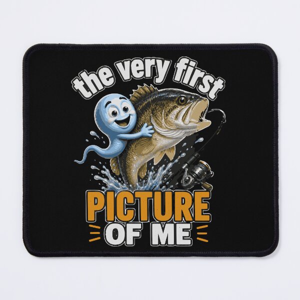 Item preview, The Very First Picture of Me – Funny Bass Fishing designed and sold by JansenGS.