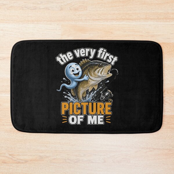 Item preview, The Very First Picture of Me – Funny Bass Fishing designed and sold by JansenGS.