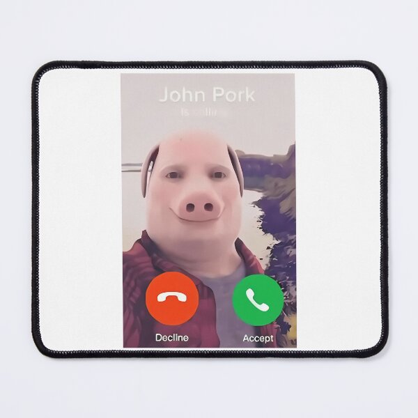 Item preview, John Pork Is Calling Meme designed and sold by kree-cutter.