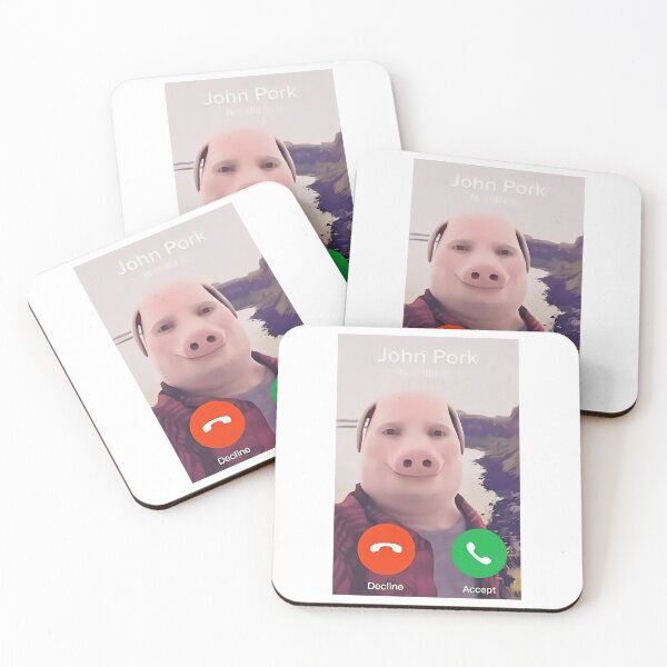 Item preview, John Pork Is Calling Meme designed and sold by kree-cutter.