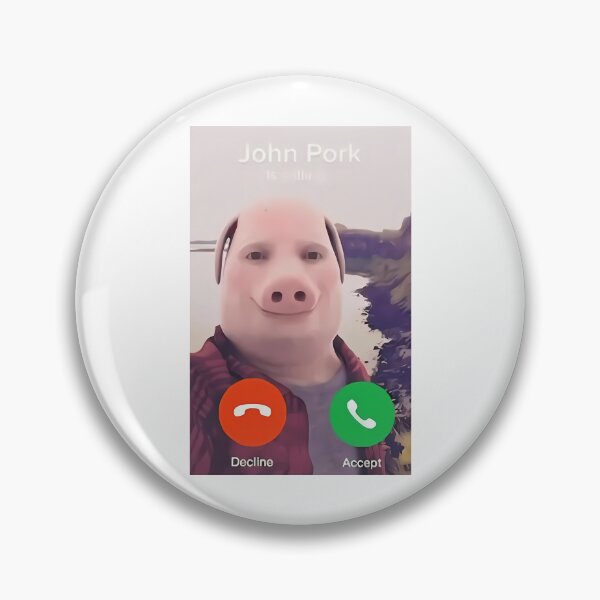 Item preview, John Pork Is Calling Meme designed and sold by kree-cutter.