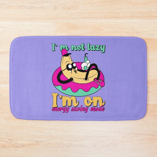 Item preview, I'm Not Lazy I'm On Energy Saving Mode - Banana Retro Art designed and sold by chatzous.