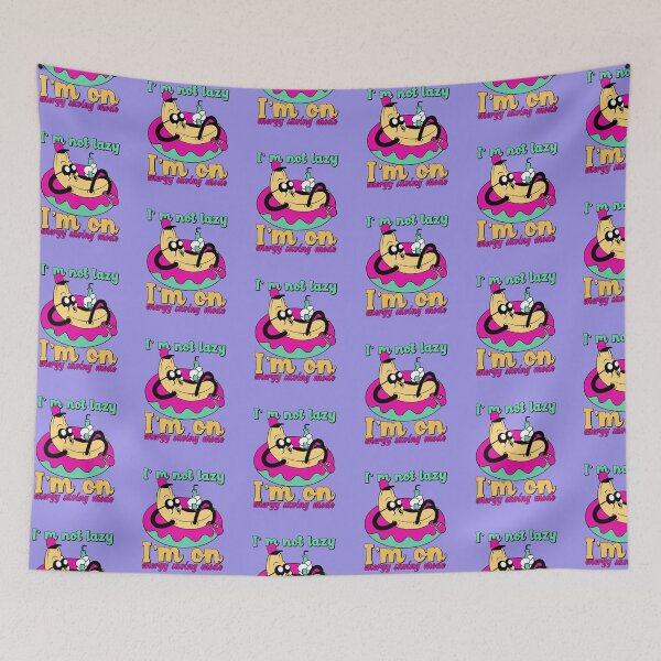 Item preview, I'm Not Lazy I'm On Energy Saving Mode -  Banana Retro Art designed and sold by chatzous.