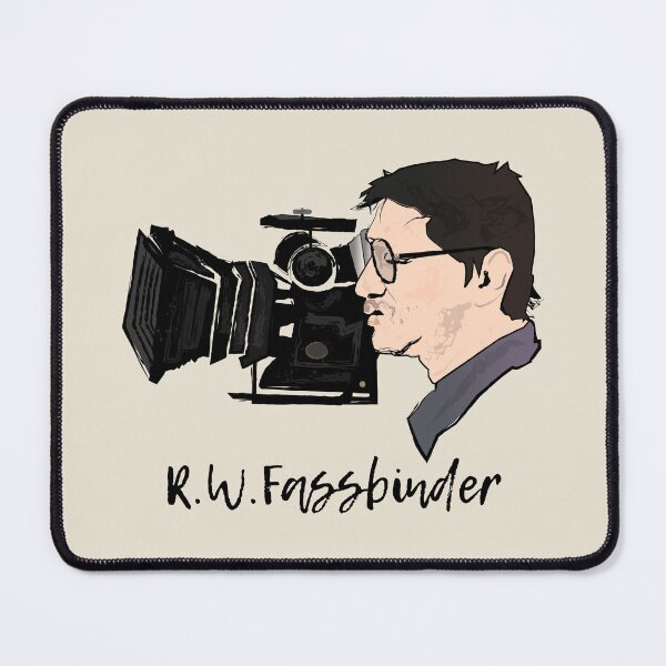 Item preview, Rainer Werner Fassbinder – Filming Minimalist Illustration designed and sold by FULLER FACTORY.