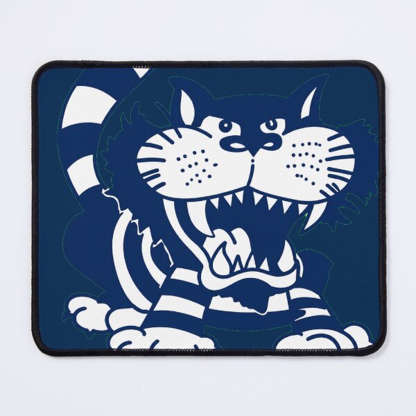 Item preview, Mighty Cats Retro Logo Drawing designed and sold by Luke Foran Sports Art.