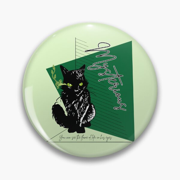 Item preview, Mysterious Only pen cat sketch with colors designed and sold by Konopikyu.