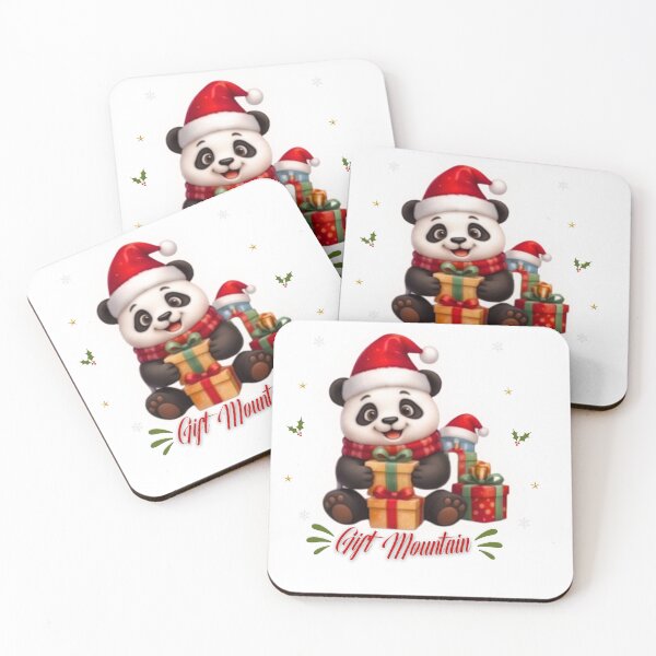 Item preview, Festive Christmas Panda with Gifts | Cute Winter Holiday Art  Description: designed and sold by EnginerdStudio.