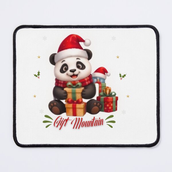 Item preview, Festive Christmas Panda with Gifts | Cute Winter Holiday Art Description: designed and sold by EnginerdStudio.