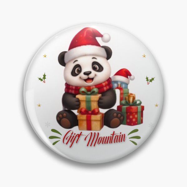 Item preview, Festive Christmas Panda with Gifts | Cute Winter Holiday Art  Description: designed and sold by EnginerdStudio.