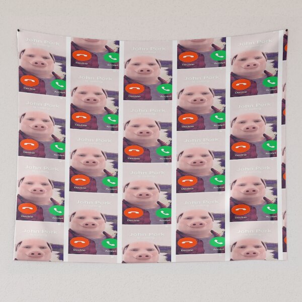 Item preview, John Pork Is Calling designed and sold by kree-cutter.