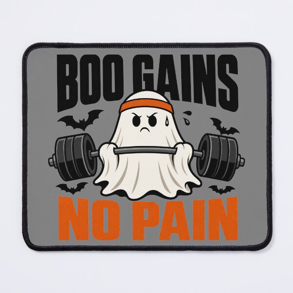 Item preview, Boo Gains No Pain Halloween Fitness Design designed and sold by MOCH- ART.