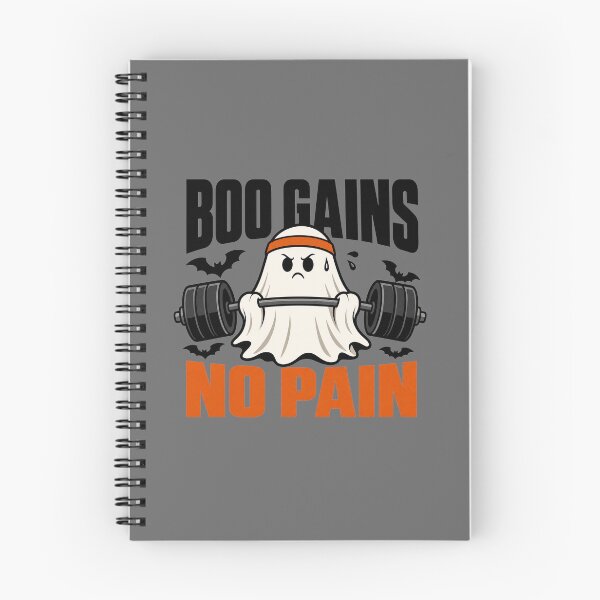 Item preview, Boo Gains No Pain Halloween Fitness Design designed and sold by MOCH- ART.