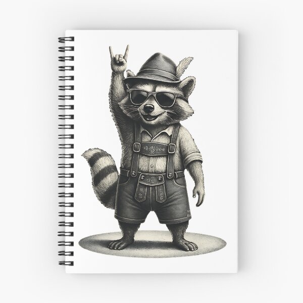 Item preview, Raccoon leather trousers traditional costume for Oktoberfest designed and sold by Loona97.