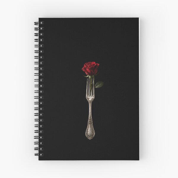 Item preview, Forbidden Rose – Vintage Silver Fork & Red Rose designed and sold by ZYVARENNE.