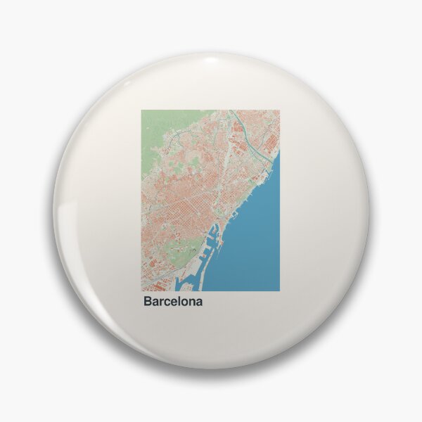 Item preview, Barcelona Minimalistic Map Art designed and sold by MapsNerd.