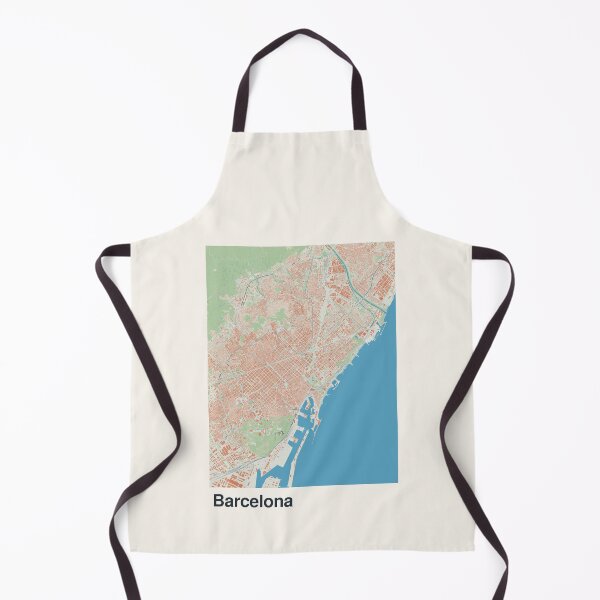Item preview, Barcelona Minimalistic Map Art designed and sold by MapsNerd.