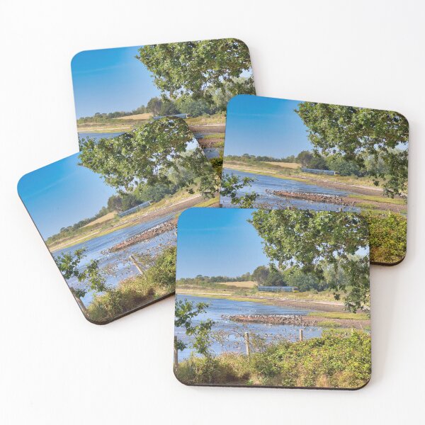 Item preview, Exe Estuary Exmouth Coastal Railway Train Landscape Devon Photography designed and sold by leonwoods.
