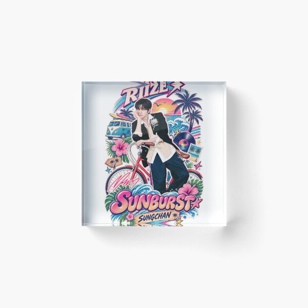 Item preview, Sungchan Sunburst Sunset Mood Album Art designed and sold by Valeree Store.