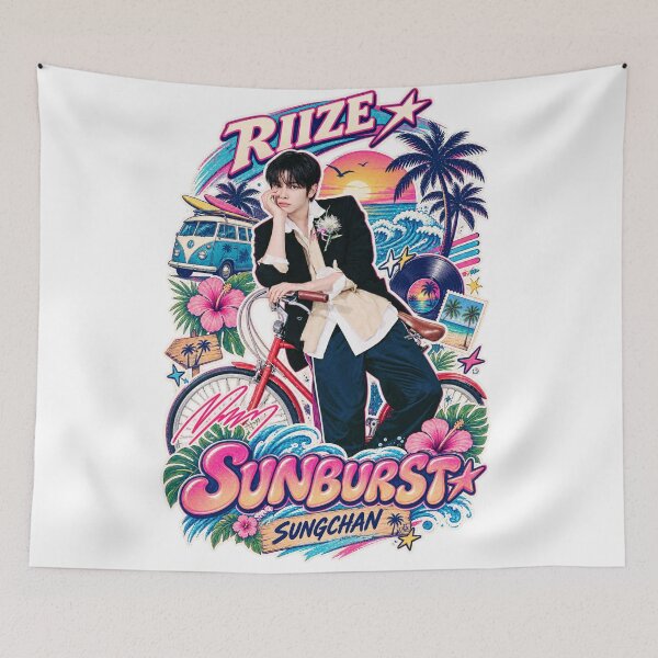 Item preview, Sungchan Sunburst Sunset Mood Album Art designed and sold by Valeree Store.