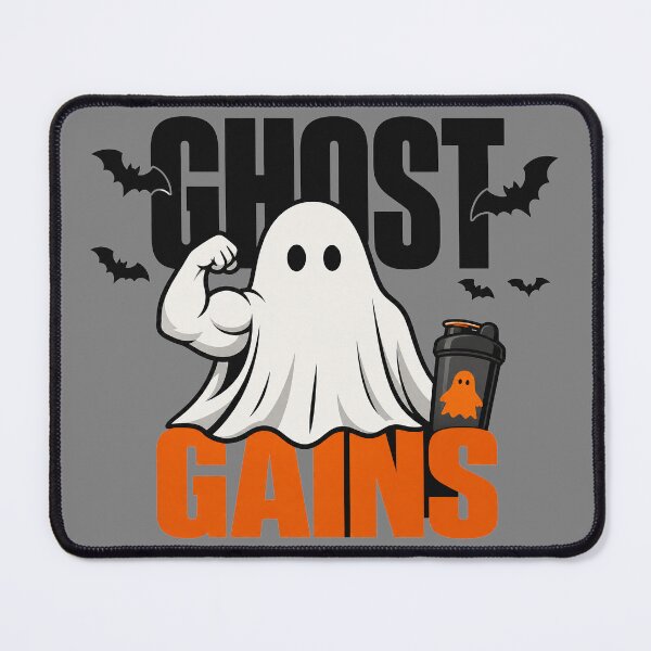 Item preview, Ghost Gains Halloween Fitness Design designed and sold by MOCH- ART.