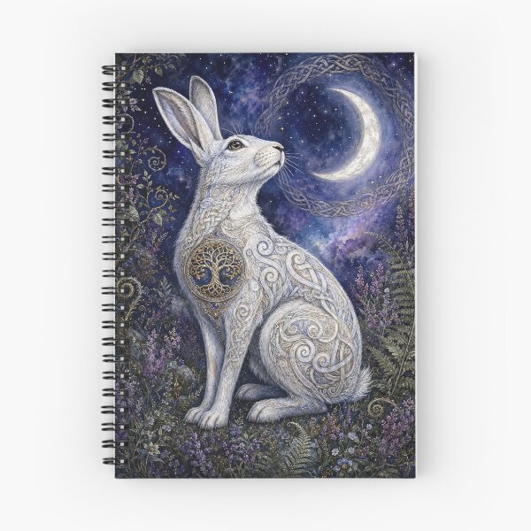 Item preview, The Moonlit Hare of the Celtic Grove designed and sold by thewandswant.