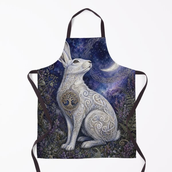 Item preview, The Moonlit Hare of the Celtic Grove designed and sold by thewandswant.
