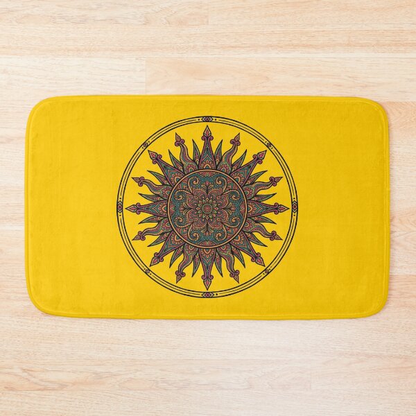 Item preview, Solaris Invictus - Psychedelic Sun Mandala Boho Celestial Art designed and sold by FreiherrPK.
