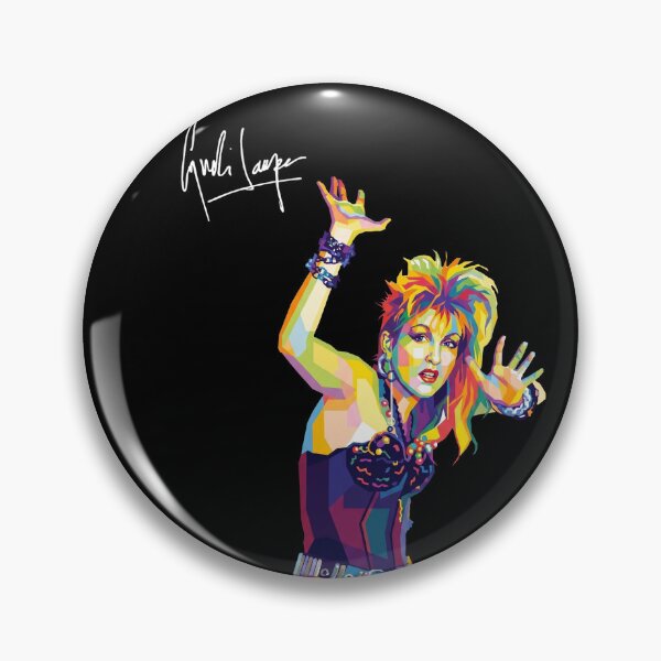 Item preview, Cyndi Lauper Colorful Pop Art designed and sold by SiksisArt.